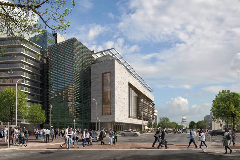 Anchored by the School of Advanced International Studies (SAIS), 555 Pennsylvania Avenue will be a state-of-the-art Johns Hopkins facility for research, education, and public engagement that will allow every academic division within the institution to have a presence in the nation’s capital.